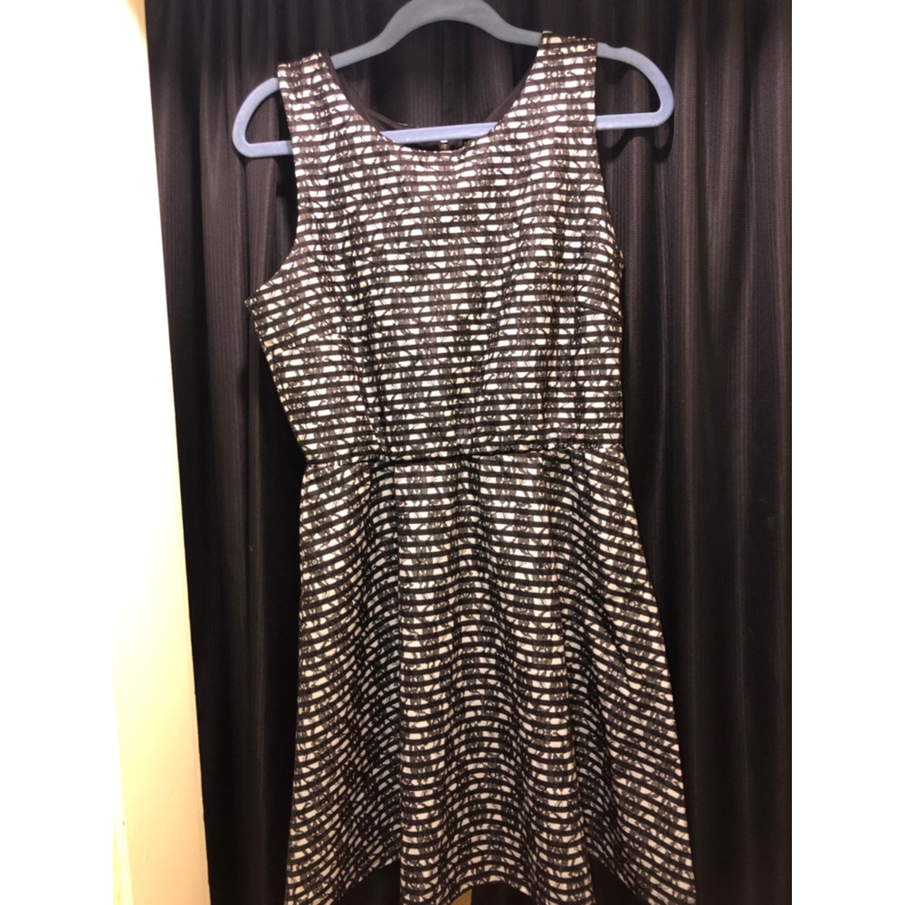 Striped skater dress